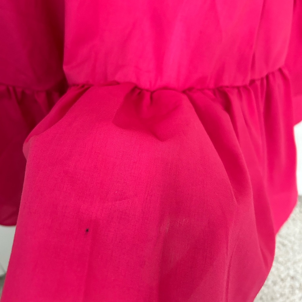Andre Tan Designer Women's small high low elegant flowy feminine pink dress nwot - Picture 16 of 16